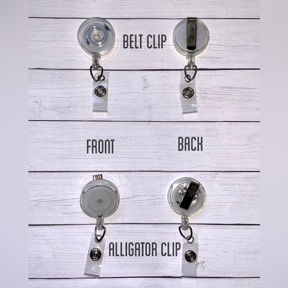 Bat Shit Crazy Retractable Badge Reel ~ Handmade, NEW - Picture 2 of 3